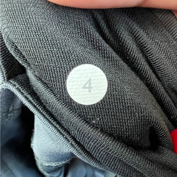 Lululemon Black Grey Just Breathe Crop Capri Leopard Print Leggings Womens 4 - Picture 12 of 16